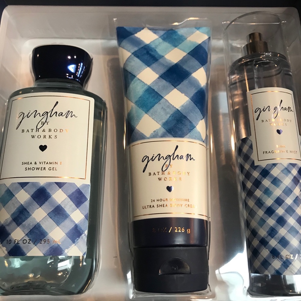 Bath & Body Works “Gingham” gift set
